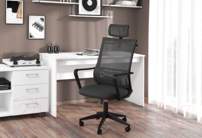 Кресло офисное Chairman 545 (ткань, серый)