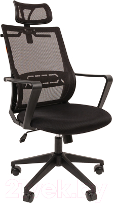 Кресло офисное Chairman 545 (ткань, черный)