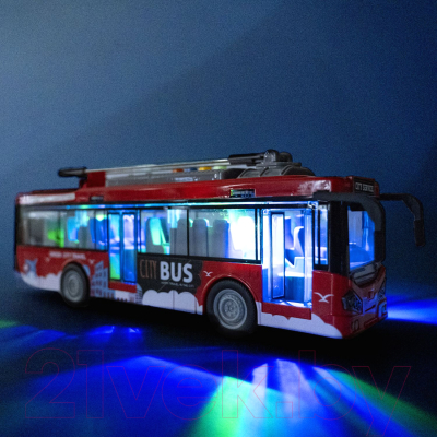 Троллейбус игрушечный Bondibon Парк техники / ВВ5939