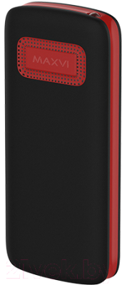 Мобильный телефон Maxvi С23 (черный/красный)