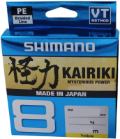 

Леска плетеная Shimano, Kairiki 8 0.19мм / 59WPLA58R34