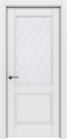 Дверь межкомнатная el'Porta Классико-73 60x200 (Alaska/White Сrystal) - 