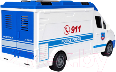 Автомобиль игрушечный Bondibon Парк техники. Полиция фургон / ВВ5942