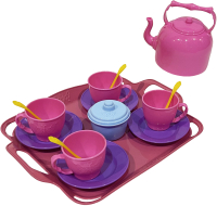 Набор игрушечной посуды Guclu Чайный на подносе / 2573 - 