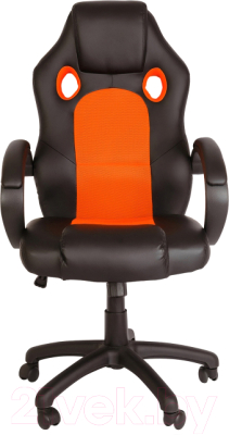 Кресло офисное Меб-ФФ MF-2008H (черный/оранжевый)