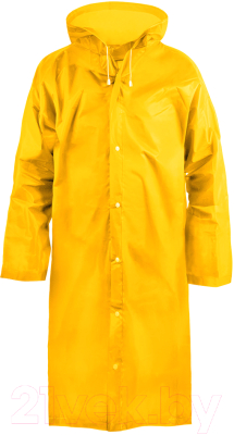Дождевик Komfi Eva с капюшоном 110мк / EVA005Y (желтый)