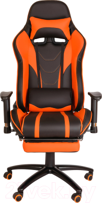 Кресло геймерское Меб-ФФ MFG-6016 (черный/оранжевый)