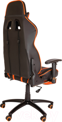 Кресло геймерское Меб-ФФ MFG-6016 (черный/оранжевый)