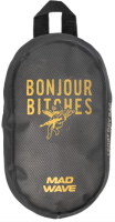 Спортивная сумка Mad Wave Wet Bag Bonjour Bitches (3л, черный) - 