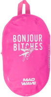 Спортивная сумка Mad Wave Wet Bag Bonjour Bitches (3л, розовый) - 