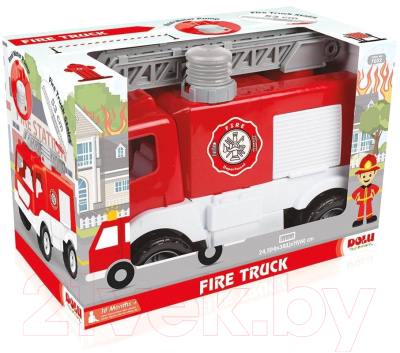 Автомобиль игрушечный Dolu Пожарная машина с водяной помпой / 7022