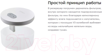 Изображение товара Ультразвуковой увлажнитель воздуха Kitfort KT-2866