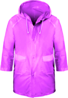 Дождевик Komfi ПВХ с капюшоном 130мк / RAIN06 (фиолетовый) - 