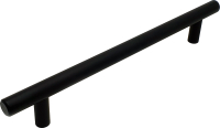Ручка для мебели Soller 8925-160 d-12мм (черный) - 