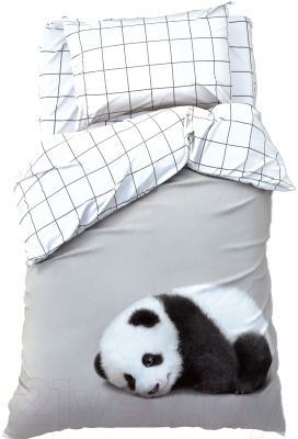 Комплект постельного белья Этель Funny Panda / 7582912