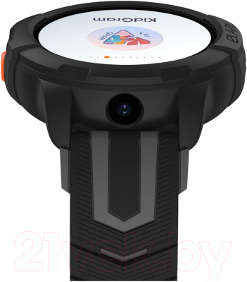 Умные часы детские Elari Kidphone 4G Wink (черный)