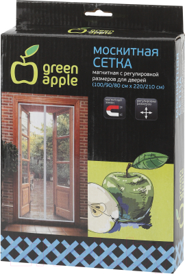Москитная сетка на дверь Green Apple Регулируемая / Б0032055