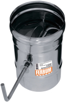 Шибер для дымохода Ferrum 304/0.8мм Ф150 / f5128 - 