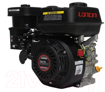 Двигатель бензиновый Loncin G210FA R type D19