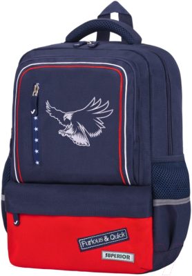 Школьный рюкзак Brauberg Star. White Eagle / 271427 (синий)