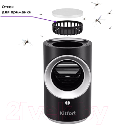 Уничтожитель насекомых Kitfort Антимоскитная лампа КТ-4019