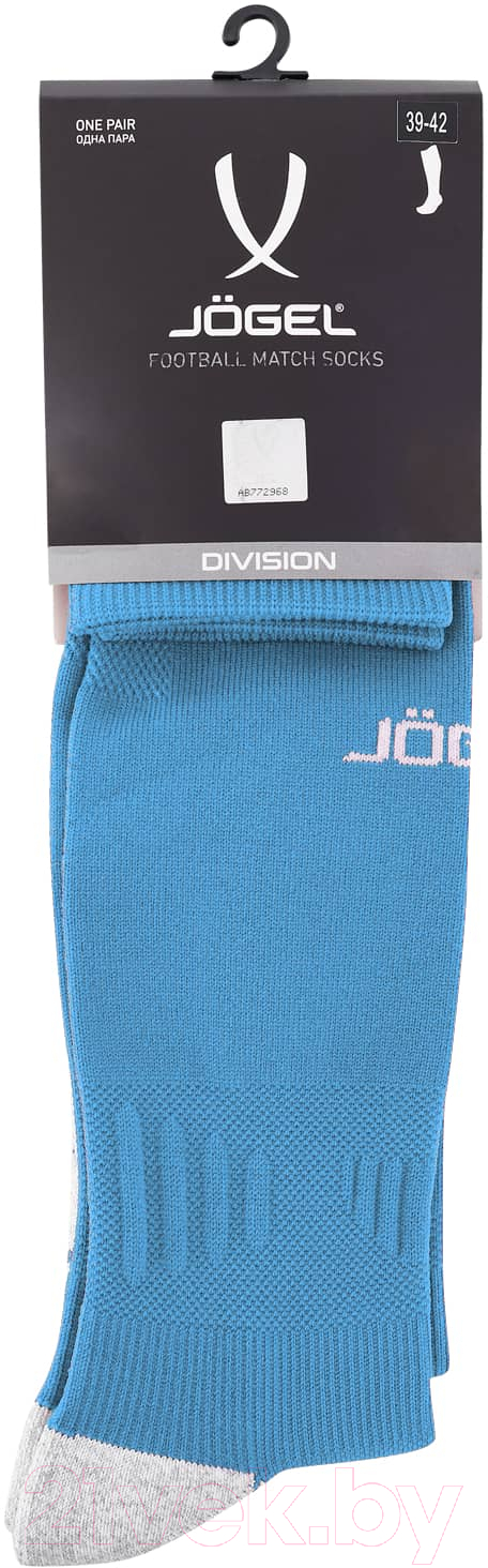 Гетры футбольные Jogel Match Socks / JD1G10125.Z1 (р-р 39-42, голубой) — фото 5
