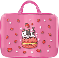 Папка для труда Schoolformat Strawberry Cat / ПТРТПК-СРК (розовый) - 