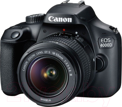 Зеркальный фотоаппарат Canon EOS 4000D Kit 18-55 III + сумка Canon SB130 + 16GB / 3011C004