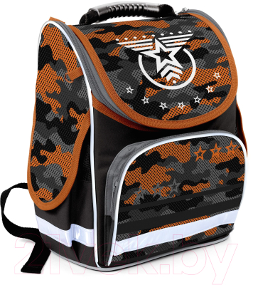 Школьный рюкзак Schoolformat Basic Military Style / РЮКЖК-МЛС (серый)