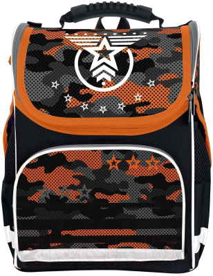 Школьный рюкзак Schoolformat Basic Military Style / РЮКЖК-МЛС (серый)
