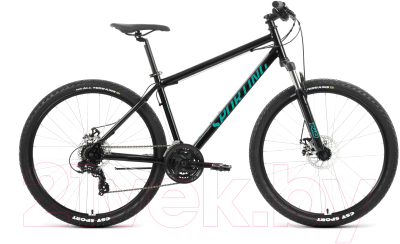 Велосипед Forward Sporting 29 2.0 D / RB3R98141XBKXTQ (черный/бирюзовый)