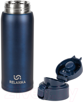 Термокружка Relaxika 701 (480мл, синий)