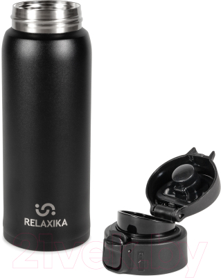 Термокружка Relaxika 701 (480мл, черный)