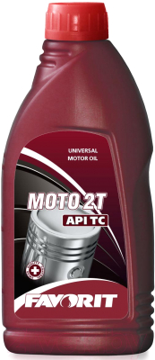 Моторное масло Favorit 2-Takt TC Moto / 57914 (420мл, красный)