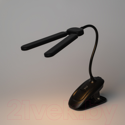 Настольная лампа ЭРА NLED-512-6W-BK / Б0057208 (черный)