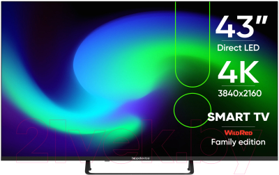 Topdevice TDTV43BS05UBK Телевизор купить в Минске, Гомеле, Витебске ...