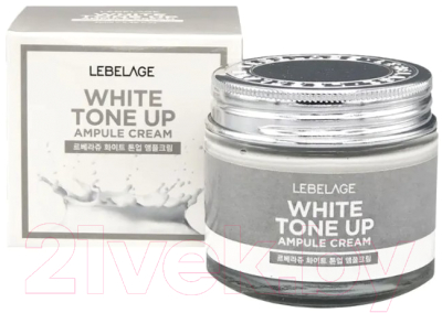 Крем для лица Lebelage Ampule Cream White Toneup (70мл)