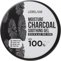 Гель для тела Lebelage Charcoal Moisture Purity 100% Soothing Gel (100мл) - 