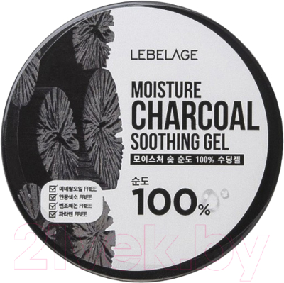 Гель для тела Lebelage Charcoal Moisture Purity 100% Soothing Gel (100мл)