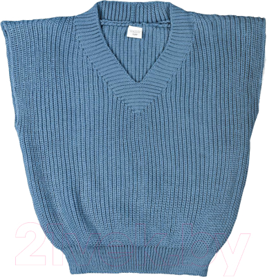 Жилет детский Amarobaby Knit / AB-OD21-KNIT10/19-122 (голубой, р. 122)