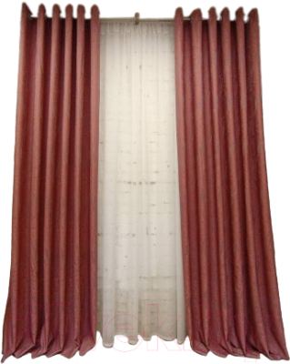 Штора Модный текстиль 03L1 / 112MTSOFT13 (260x150, розовый)
