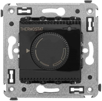 Терморегулятор для теплого пола DKC Avanti 4402163 (черный квадрат) - 