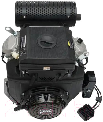Двигатель бензиновый Lifan LF2V78F-2A PRO 3600 D25 20А (27 л.с, датчик давл./м, м/радиатор, ручн.+электр. зап)