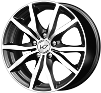 

Литой диск Vector, K-57 15x6" 5x100мм DIA 57.1мм ET 38мм Black Polished