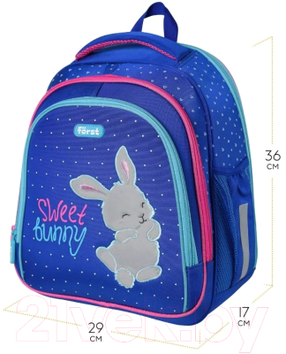 Школьный рюкзак Forst F-Base. Sweet Bunny / FT-RY-020103