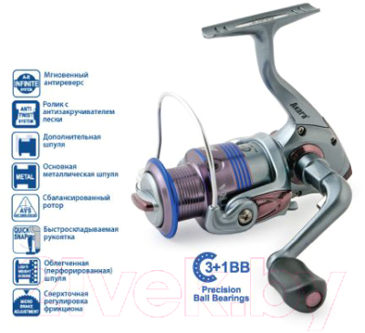 Изображение товара Катушка безынерционная Akara Galeon FG2000A 3+1bb / AKFG2000-4