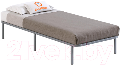 Односпальная кровать Домаклево София 90x200 (серый)