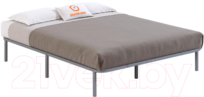 Двуспальная кровать Домаклево София 180x200 (серый)