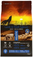 Сухой корм для собак Ambrosia Grain Free для всех пород с ягненком и лососем / U/ALS2 (2кг) - 