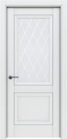 Дверь межкомнатная el'Porta Классико-83 60x200 (Alaska/White Сrystal) - 